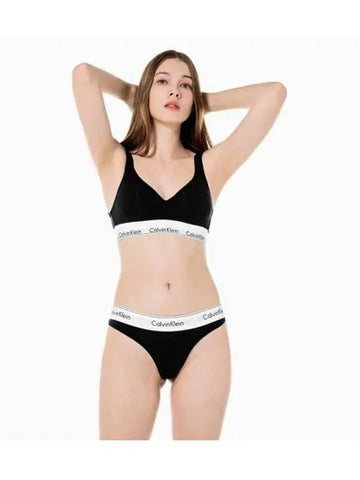 UNDERWEAR Women s Modern Cotton Lift Bra Panties Set Black - CALVIN KLEIN - BALAAN 1