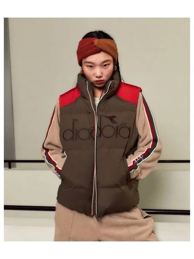 Diadora tennis duck down vest BROWN - DIADORA - BALAAN 1