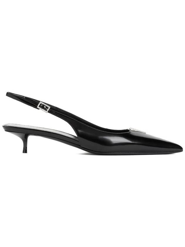 CHERISH slingback pumps 755341 AACG0 1000 B0110819092 - SAINT LAURENT - BALAAN 2