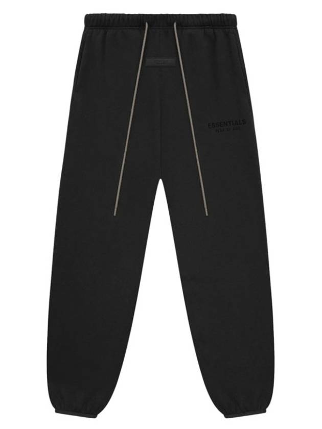 Relaxed Logo Patch Track Pants Black - FEAR OF GOD ESSENTIALS - BALAAN 2