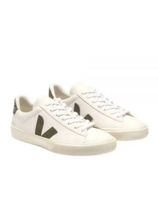 Campo Extra WhiteKaki CP05 02347 Chrome Free Leather Sneakers - VEJA - BALAAN 1