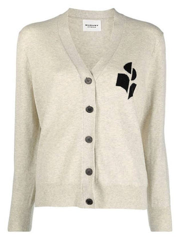 KARIN Wool Cardigan CA0008FA A1X05E 02LY - ISABEL MARANT - BALAAN 1