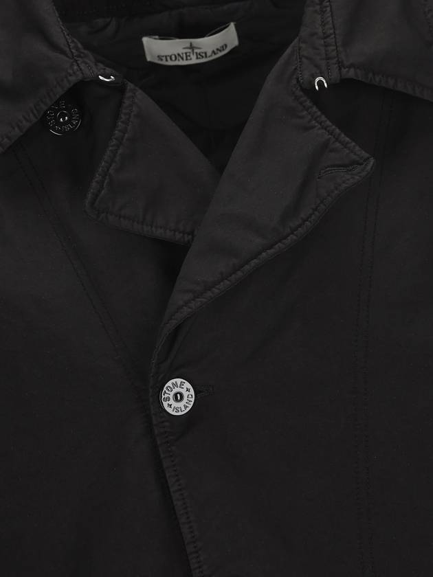 David TC Padding Jacket Black - STONE ISLAND - BALAAN 4