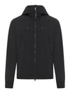 Shell R Goggle Hooded Jacket Black - CP COMPANY - BALAAN 1