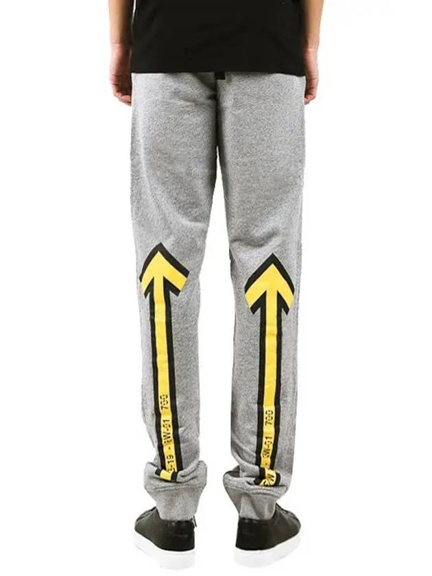 Arrow printing training jogger pants OMCH008E - OFF WHITE - BALAAN 4