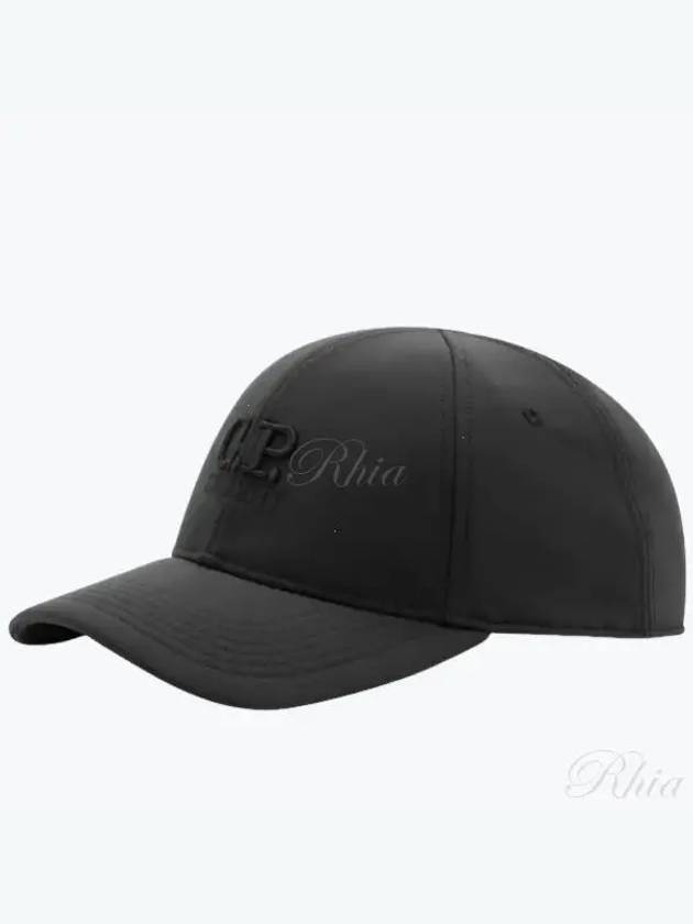 Men's Logo Ball Cap Black - CP COMPANY - BALAAN 2