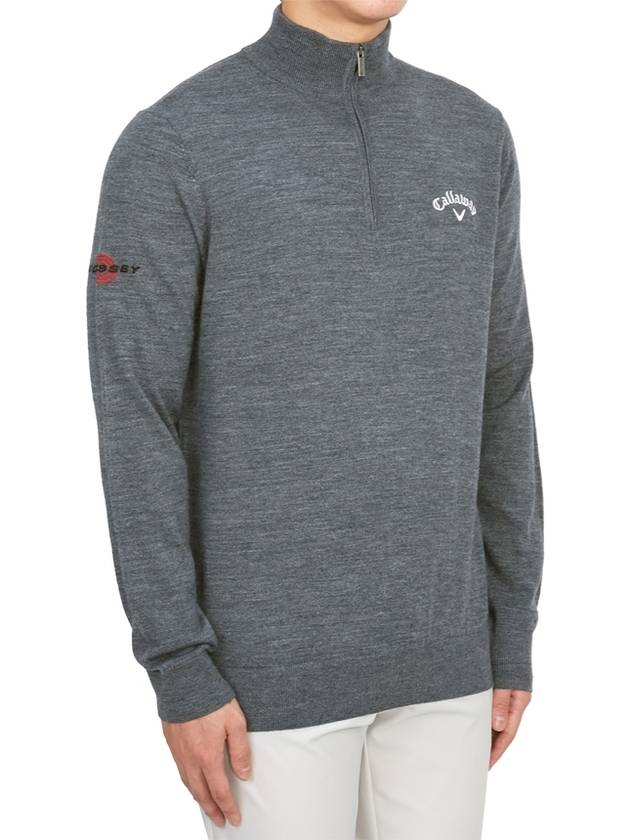 Logo Knit Top Gray - CALLAWAY GOLF - BALAAN 4