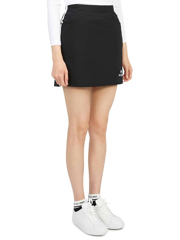 Women's Golf Moment Pleated Skirt Black - HORN GARMENT - BALAAN 4