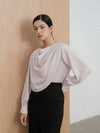 double draped neck blouse - YOUNESS - BALAAN 3