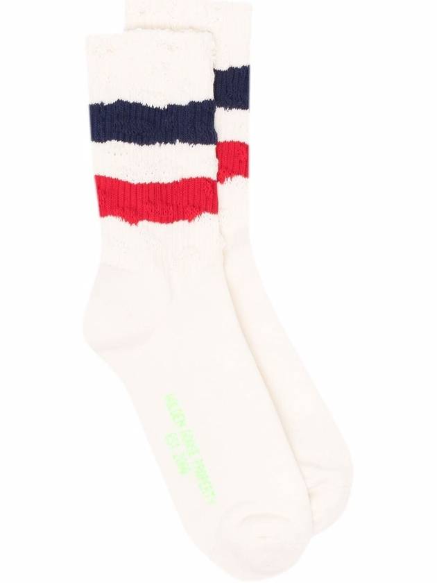 SOCKS HIGH RIB/STRIPES/RIPPED - GOLDEN GOOSE - BALAAN 1