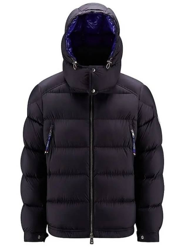 POIRIER Hooded Padded Jacket Navy 1A001 46 549SK 779 - MONCLER - BALAAN 1