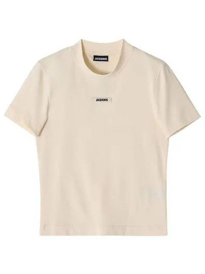 Le Gros Grain Short Sleeve T-Shirt Light Beige - JACQUEMUS - BALAAN 2