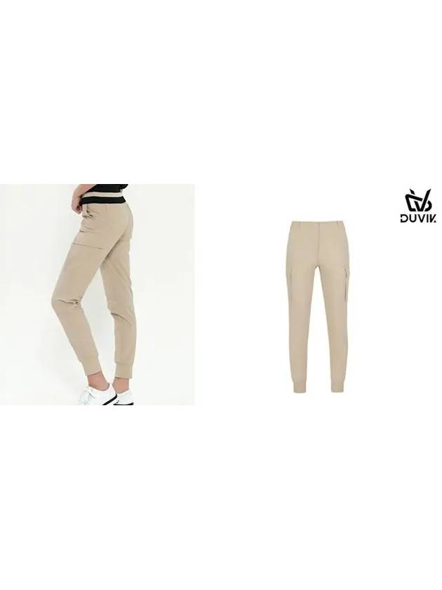 spandex out-pocket semi-jogger pants DD2WPT301BG - DUVIK - BALAAN 6