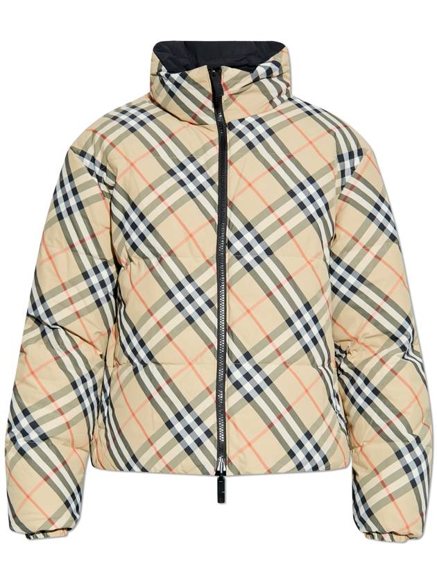 Check Reversible Down Padding Sand - BURBERRY - BALAAN 2