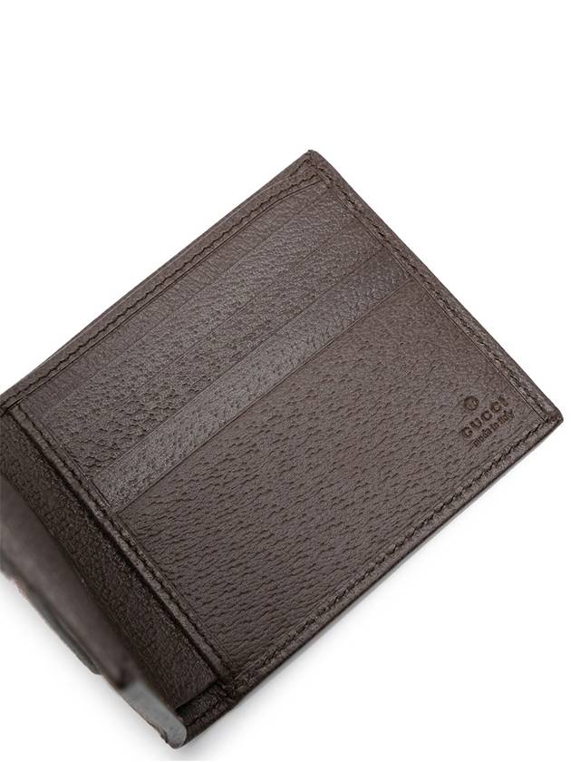 Ophidia GG Half Wallet Beige Ebony - GUCCI - BALAAN 6