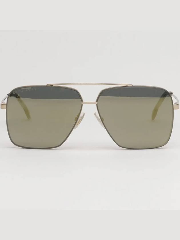 Hugo Boss sunglasses BOSS1325S J5GUE two bridge metal frame gold mirror - HUGO BOSS - BALAAN 3