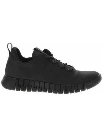 GRUUV M Low Top Sneakers Black - ECCO - BALAAN 1