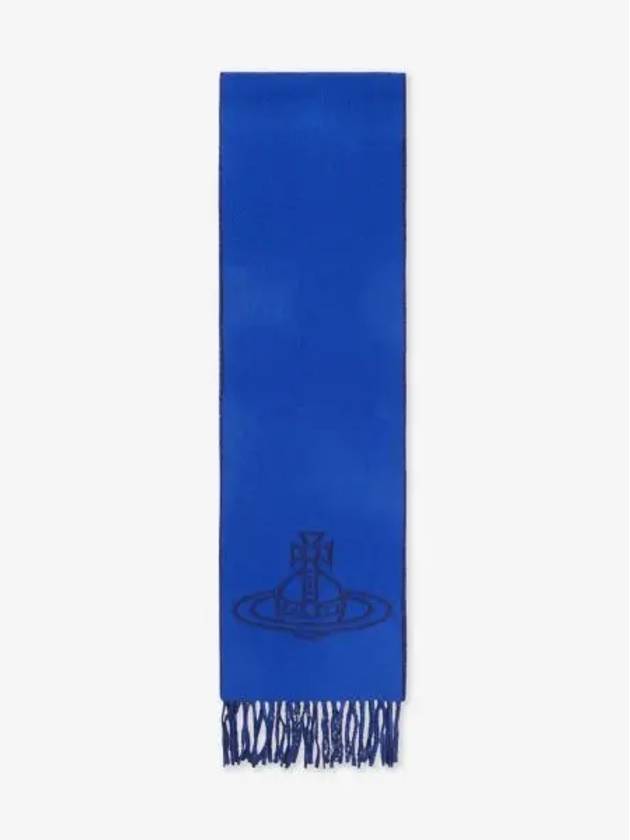 ORB Logo Muffler Blue - VIVIENNE WESTWOOD - BALAAN 2