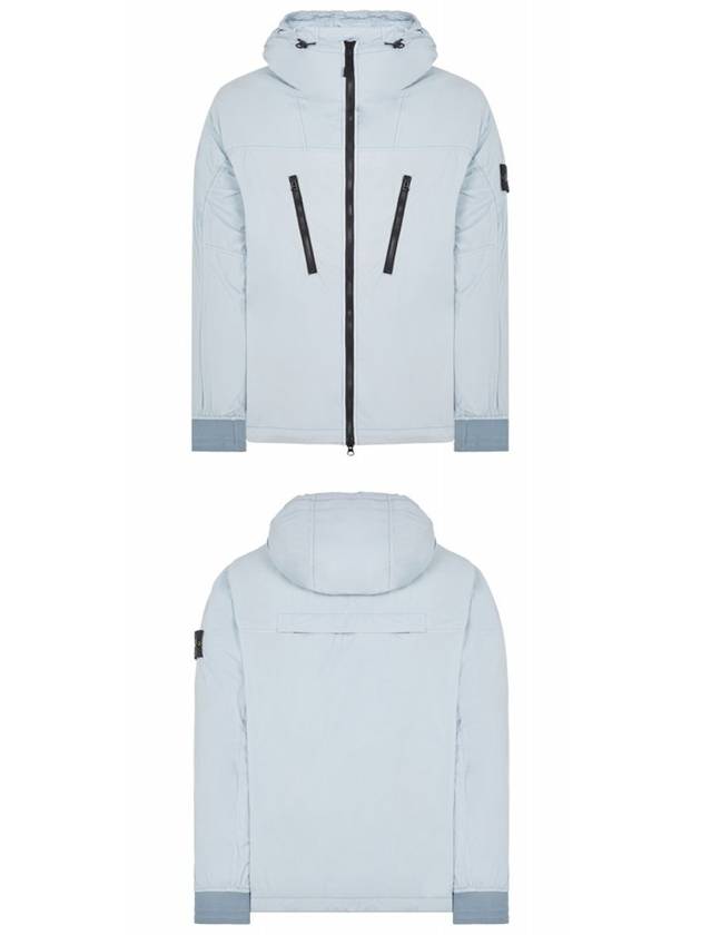 Skin Touch Nylon TC Hooded Jacket Sky Blue - STONE ISLAND - BALAAN 5