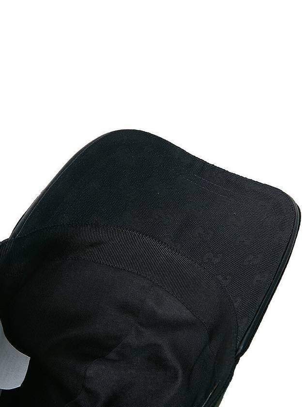 Original GG Web Supreme Canvas Baseball Ball Cap Black - GUCCI - BALAAN 11