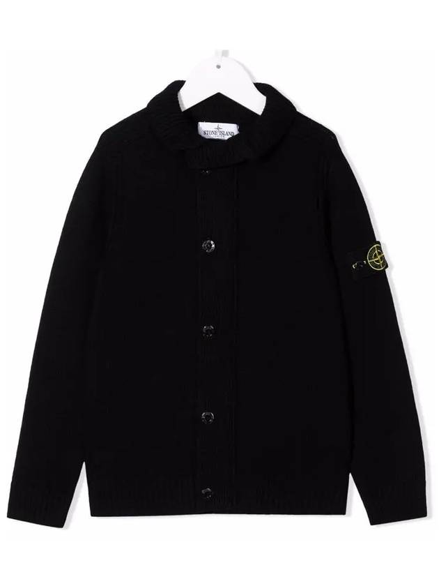 Kids Waffen Button Zip up Cardigan 7516510A1 V0029 - STONE ISLAND - BALAAN 2