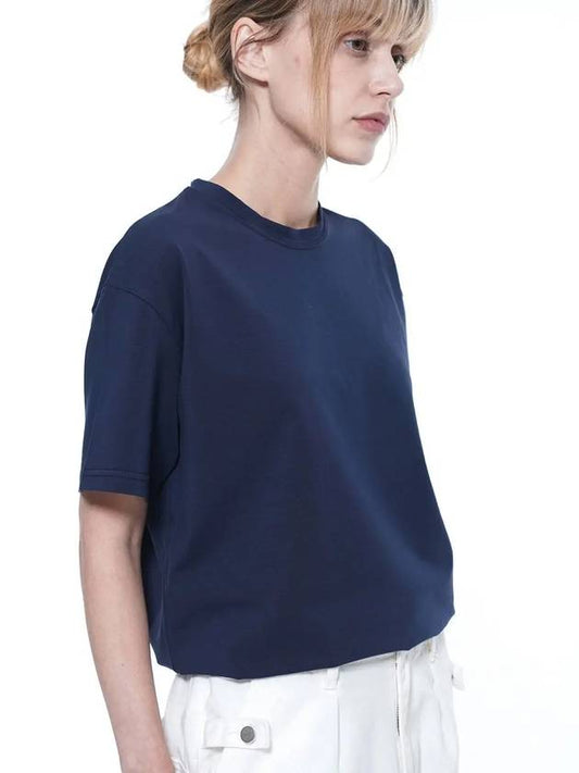 Women s TSHT NY Tension Span Short Sleeve T Shirt Navy - CHANCE'S NOI - BALAAN 1