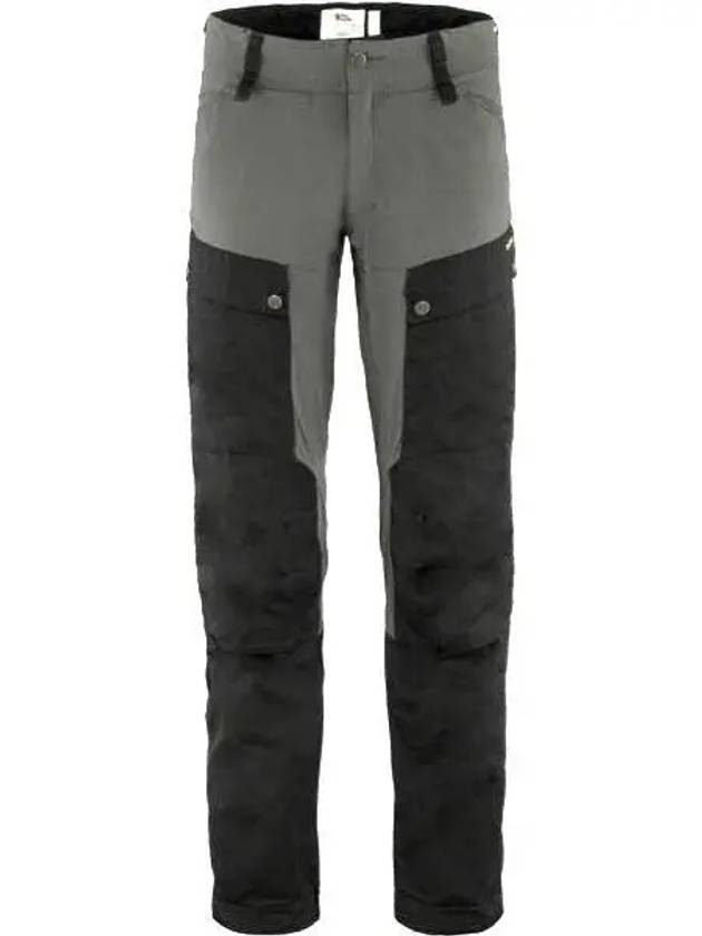 Men's Keb Trousers Black Stone Grey - FJALL RAVEN - BALAAN 2