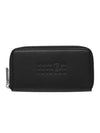 Embossed Numeric Logo Zip Around Long Wallet Black - MAISON MARGIELA - BALAAN 4