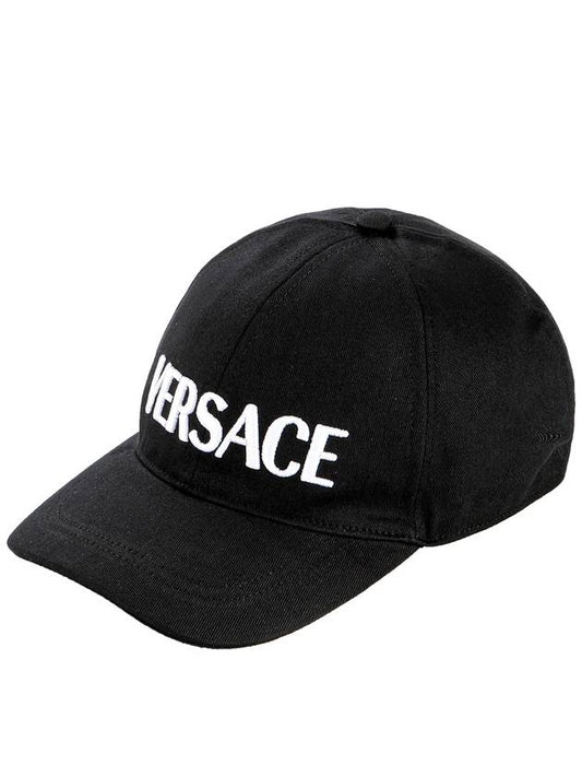 embroid logo ball cap black - VERSACE - BALAAN 2
