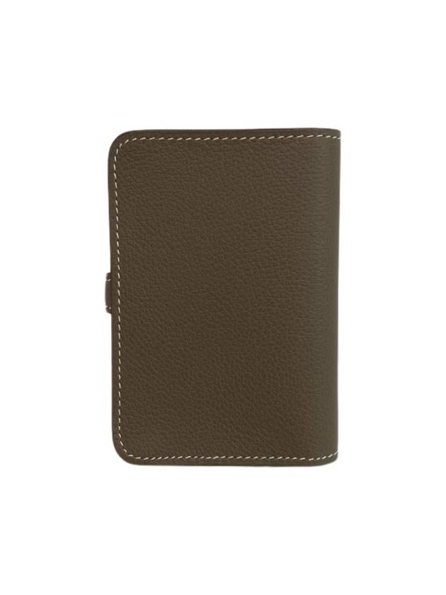 Dogon Card Wallet Evercolor Etof Palladium Hardware 066383CK - HERMES - BALAAN 7