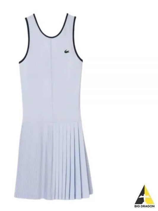 Sports Stretch Short Dress Light Blue - LACOSTE - BALAAN 2