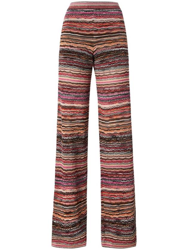 Missoni Trousers Brown - MISSONI - BALAAN 1