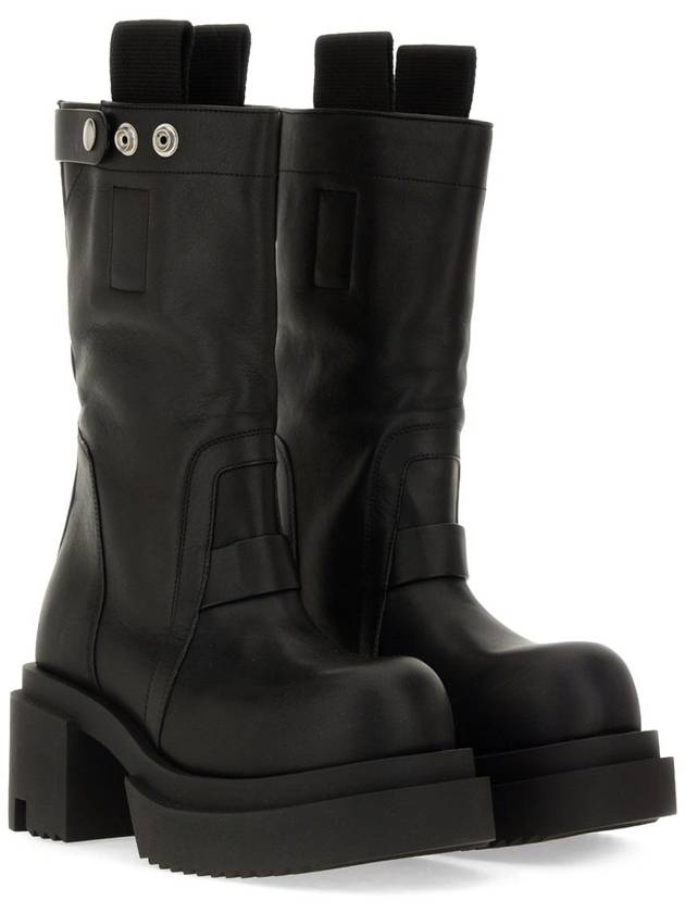 Rick Owens Leather Boot - RICK OWENS - BALAAN 2