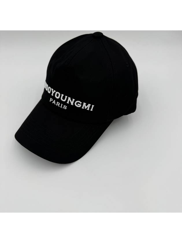 Wooyoungmi embroidered ball cap black W243AC52661B - ETC - BALAAN 3