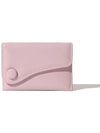 Saddle Slim Mini Transportation Card Wallet Baby Pink - LE MASQUE - BALAAN 3