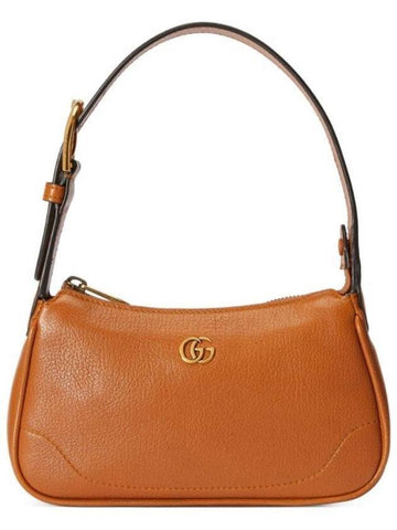 Aphrodite Double G Small Shoulder Bag Brown - GUCCI - BALAAN 1