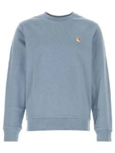 Fox Head Patch Regular Sweatshirt Blue - MAISON KITSUNE - BALAAN 2