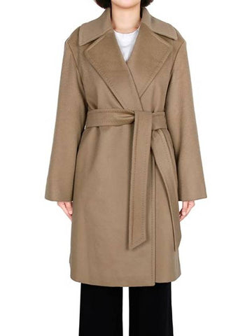 Camel Tigre Wool Coat 006 - MAX MARA - BALAAN 1