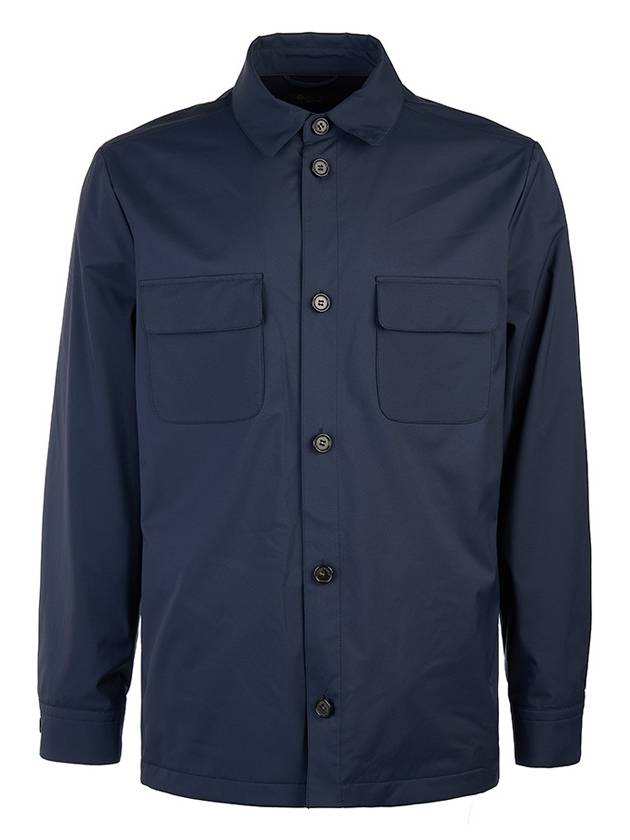 Windwish Overshirt Jacket Navy - LORO PIANA - BALAAN 2