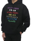 Language Logo Hoodie Black - BALENCIAGA - BALAAN 5