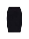 Embroidered ORB Pencil Skirt Black - VIVIENNE WESTWOOD - BALAAN 2