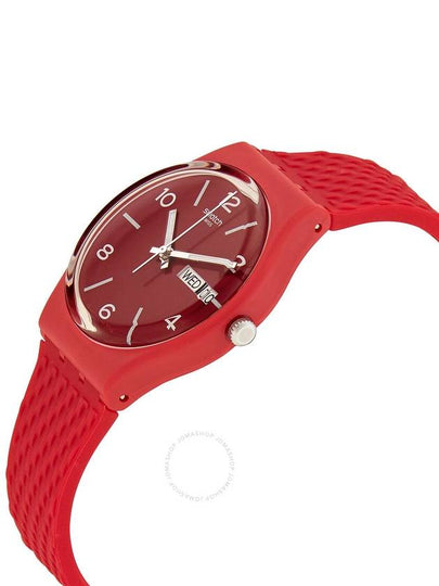 Swatch Lazered Quartz Red Dial Unisex Watch GR710 - SWATCH - BALAAN 2