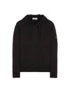 Signature Logo Patch Hoodie Black - STONE ISLAND - BALAAN 2