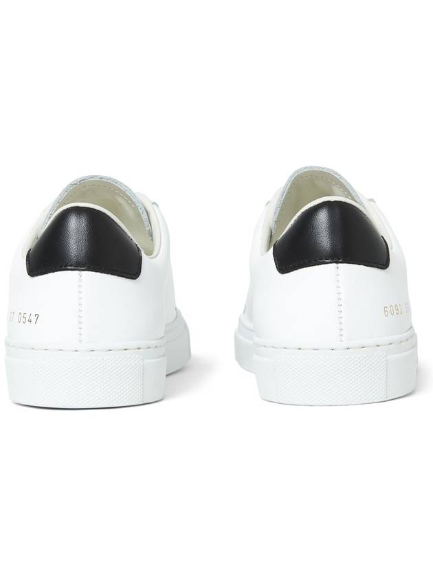 Retro Leather Low Top Sneakers White - COMMON PROJECTS - BALAAN 3