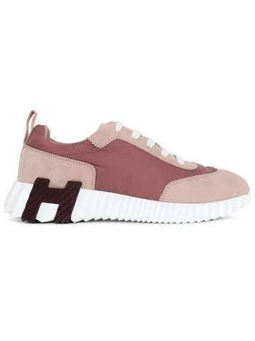 Bouncing Parachute Fabric Low Top Sneakers Rose - HERMES - BALAAN 1