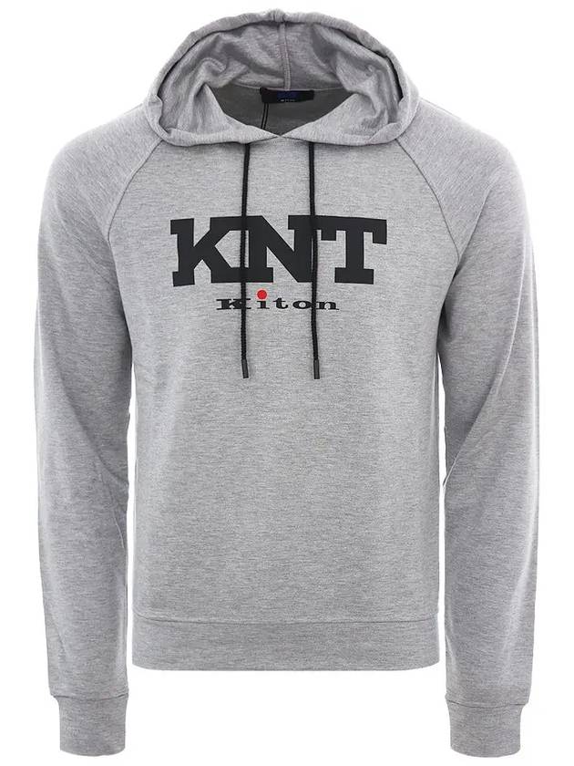 Logo Hoodie Grey - KITON - BALAAN 2