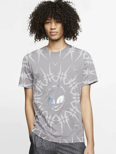 Alien Short Sleeve T-Shirt Grey - NIKE - BALAAN 2