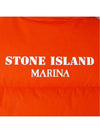 Marina Back Logo Print Vest Orange - STONE ISLAND - BALAAN 6