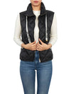 Tregit Water Repellant Technical Canvas Vest Black - MAX MARA - BALAAN 6