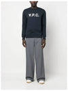 VPC Logo Crew Neck Sweatshirt Navy - A.P.C. - BALAAN 5